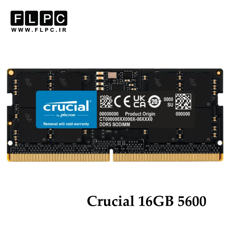 رم لپ تاپ 16 گیگابایت Crucial DDR5-PC5 (5600) CL46 _CT16G56C46S5.C8D