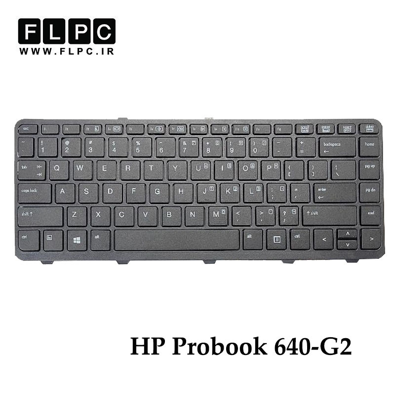کیبورد لپ تاپ اچ پی HP Probook 640-G2 فلت سمت راست با دو جاپیچ