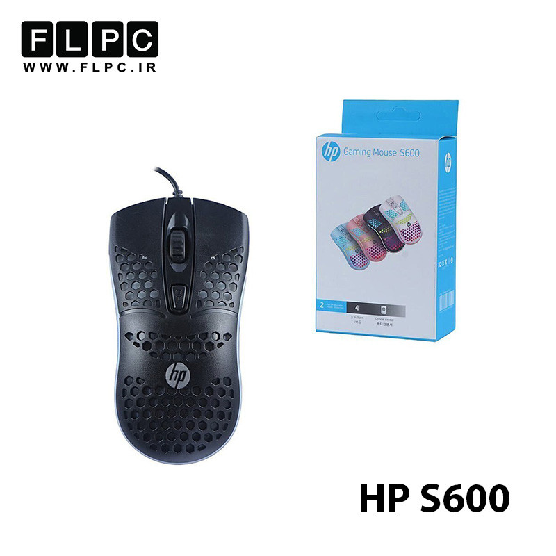 موس سیمی گیمینگ اچ پی مدل HP S600